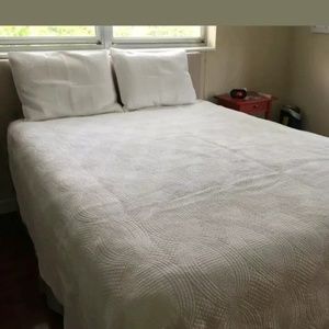 100% Cotton Bedspread Quilt +2 Shams